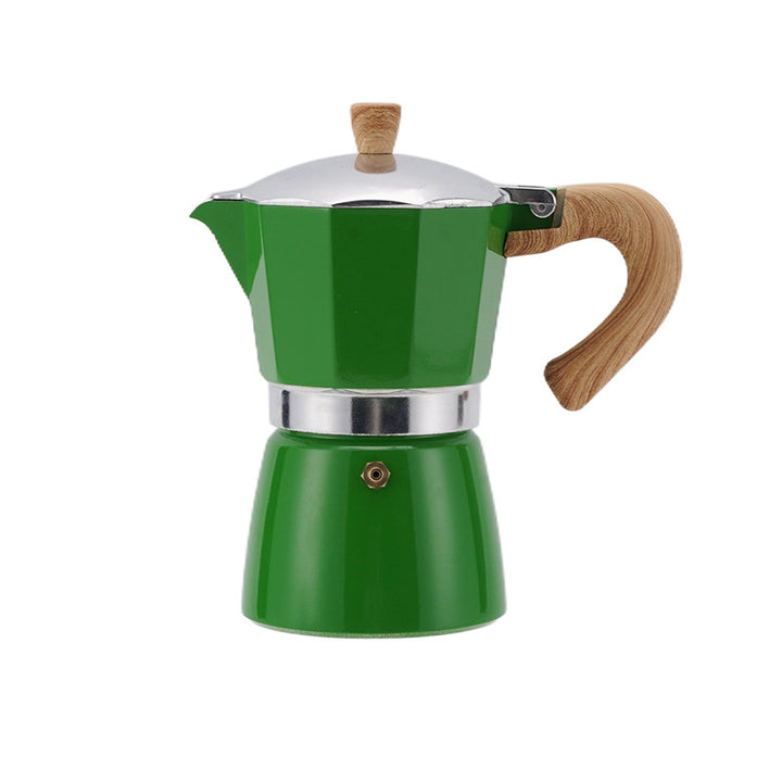 Stainless steel espresso maker