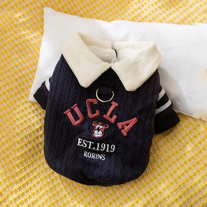 Knitted sweater for cats and small dogs