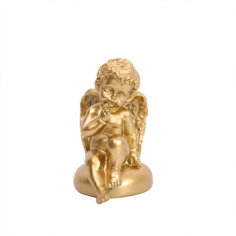 Miniature Angel Figure made of Resin, Table Decoration