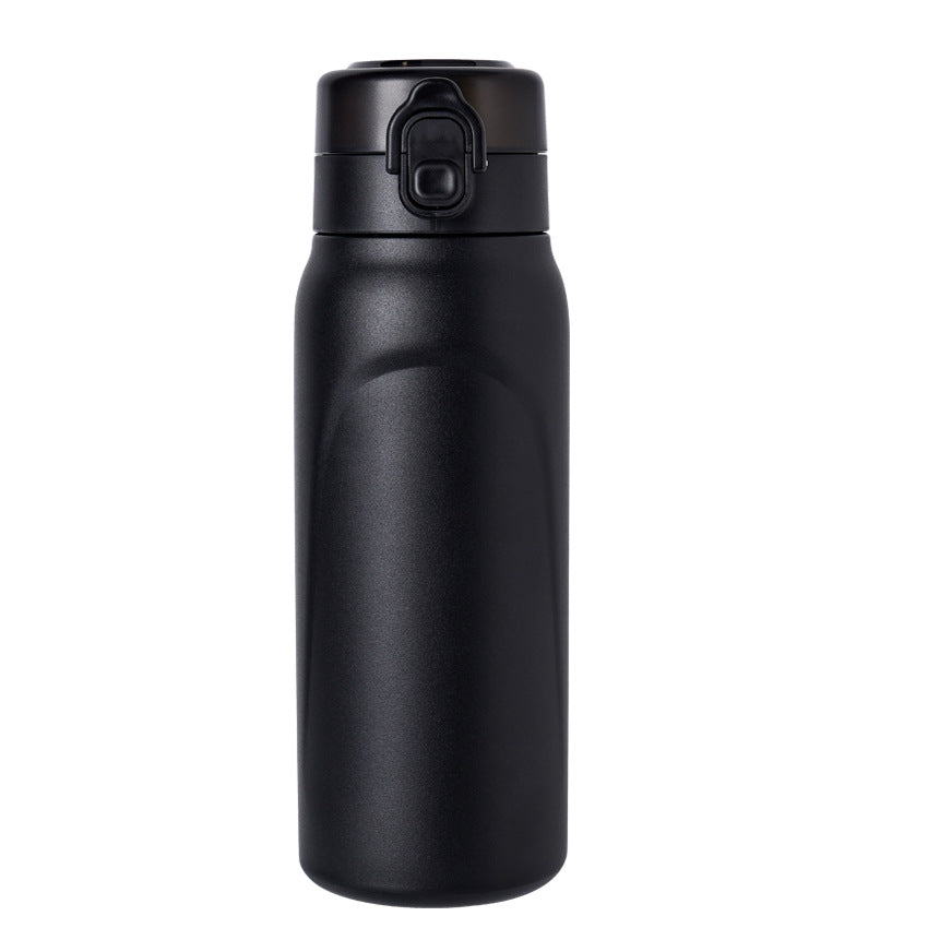 Stainless Steel Water Bottle 750 ml with Straw