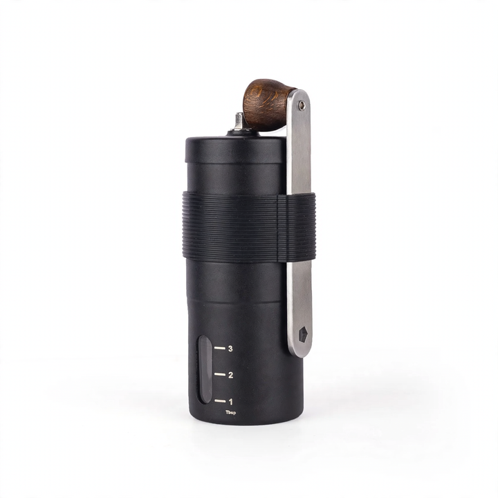 Hand crank coffee grinder, portable