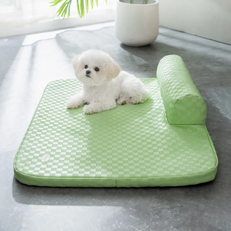 Dog mat with checkerboard pattern, PP cotton