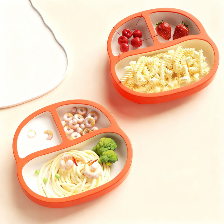 Silicone children's dish set, 6 pieces