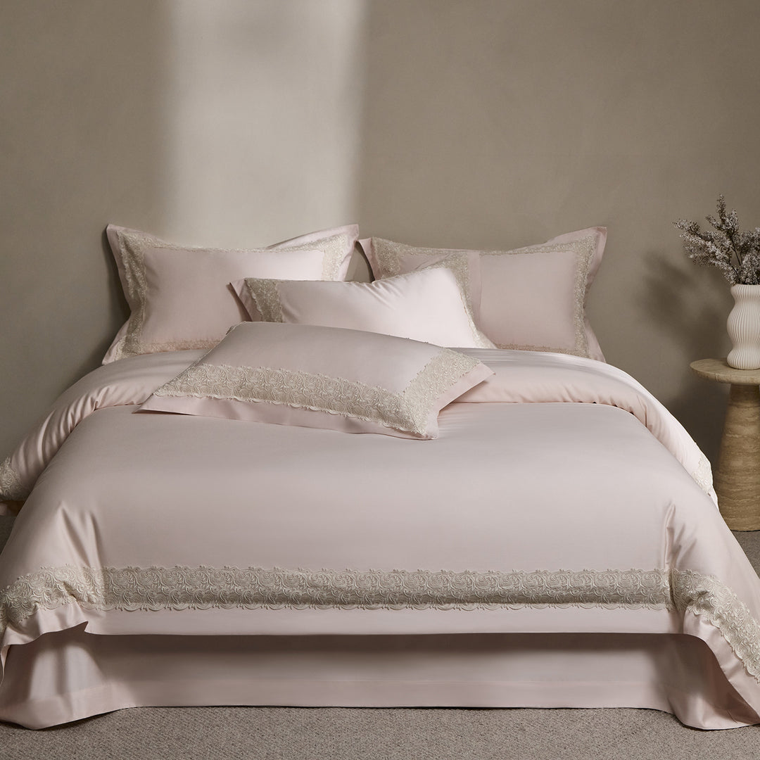 Cotton bedding set, 4-piece, elegant
