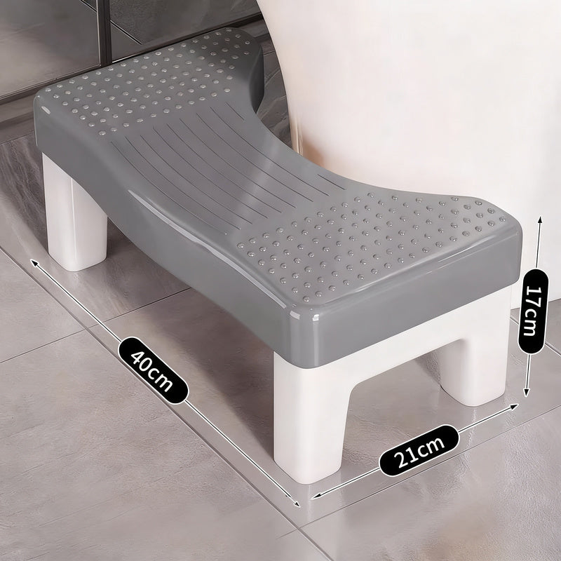 Plastic toilet stool