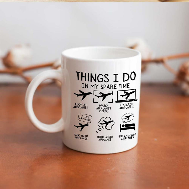 Ceramic mug with design, 301–400 ml