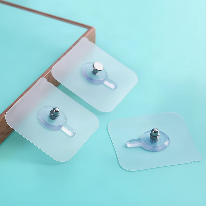 Plastic hook-and-loop fasteners, self-adhesive