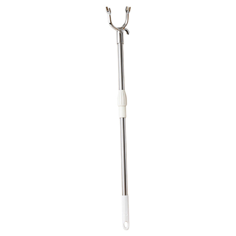 Telescopic clothes rail made of stainless steel