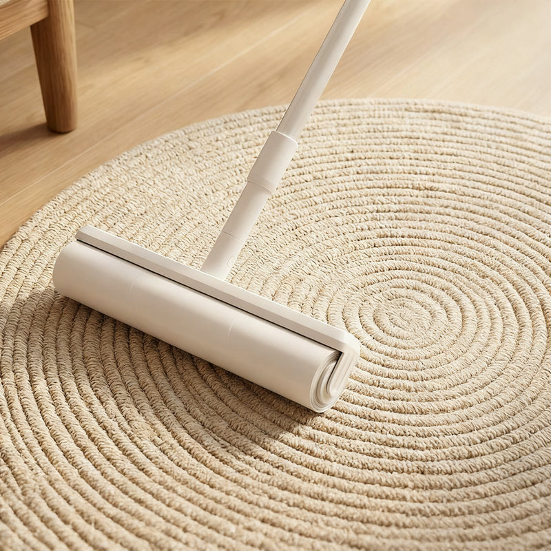 Lint roller with extendable handle