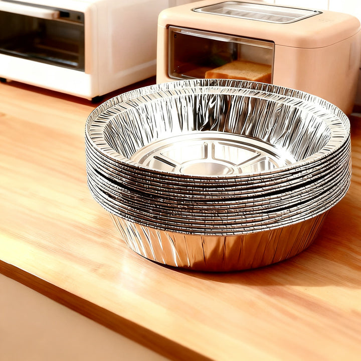Silicone baking paper and aluminum foil for air fryers