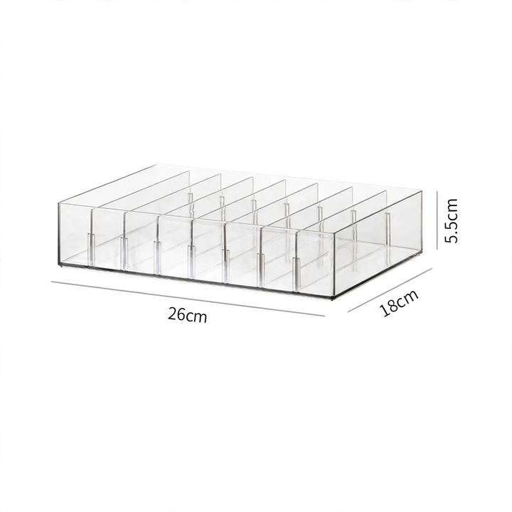 Transparent Cable Organizer Box made of Plastic