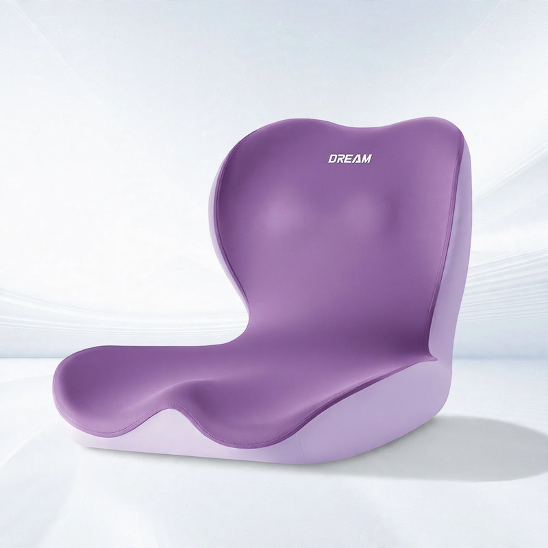 Office chair seat cushion with backrest