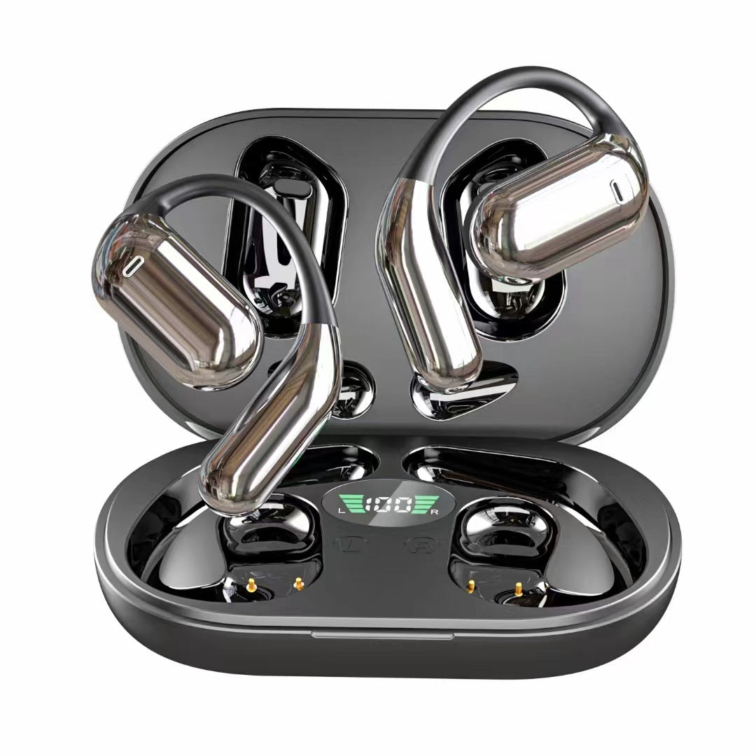 Open Bluetooth sports earphones with noise cancellation