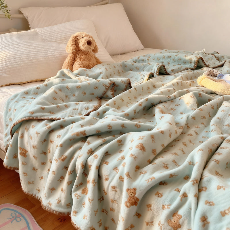 Cooling blanket made of cotton, 1000–1500 g