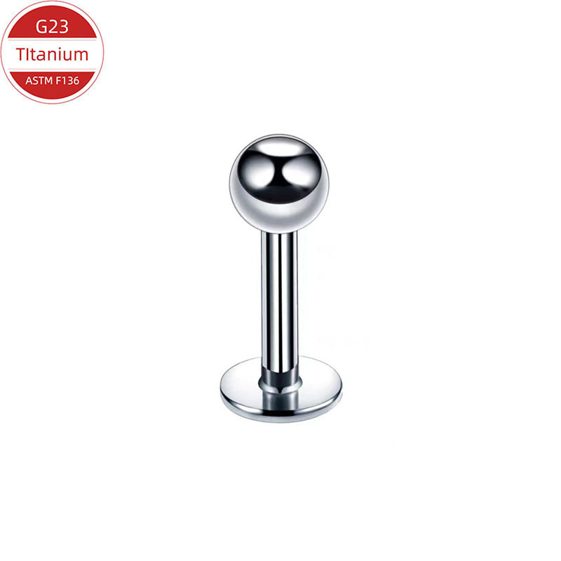 Titan Piercing bar with internal thread