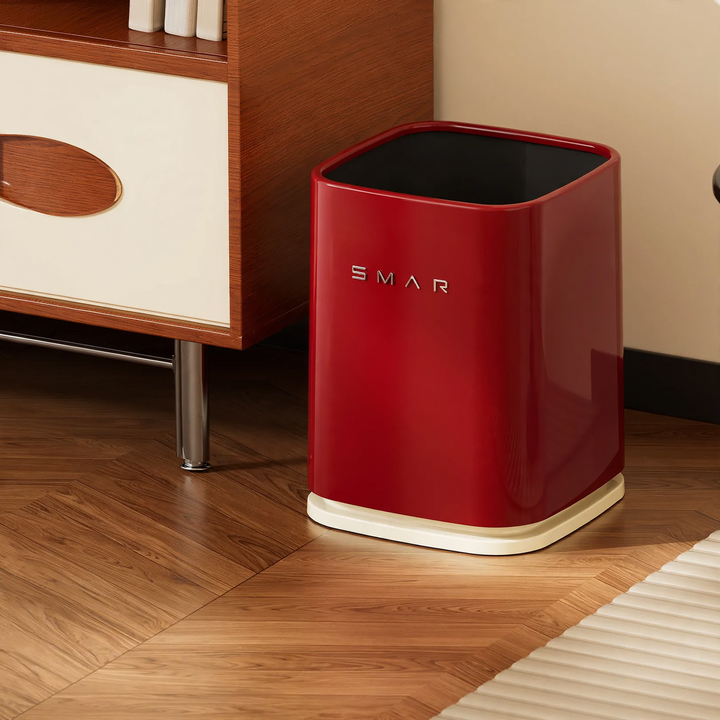 Double waste bin with wheels, 12 L