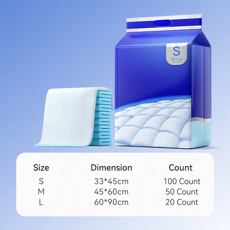 Disposable training pads for pets, absorbent
