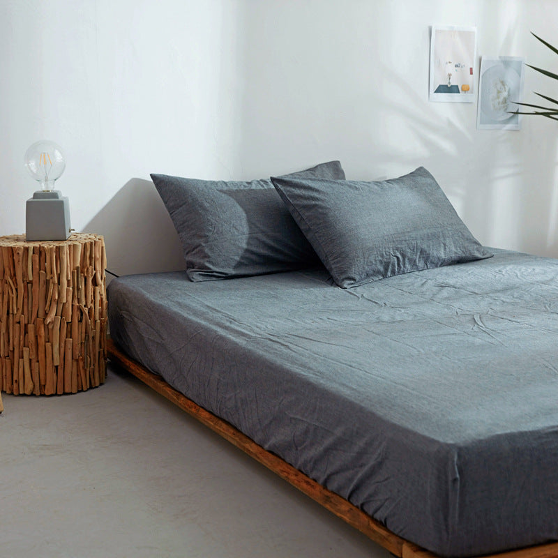 Cotton fitted sheet, 1.8 m bed
