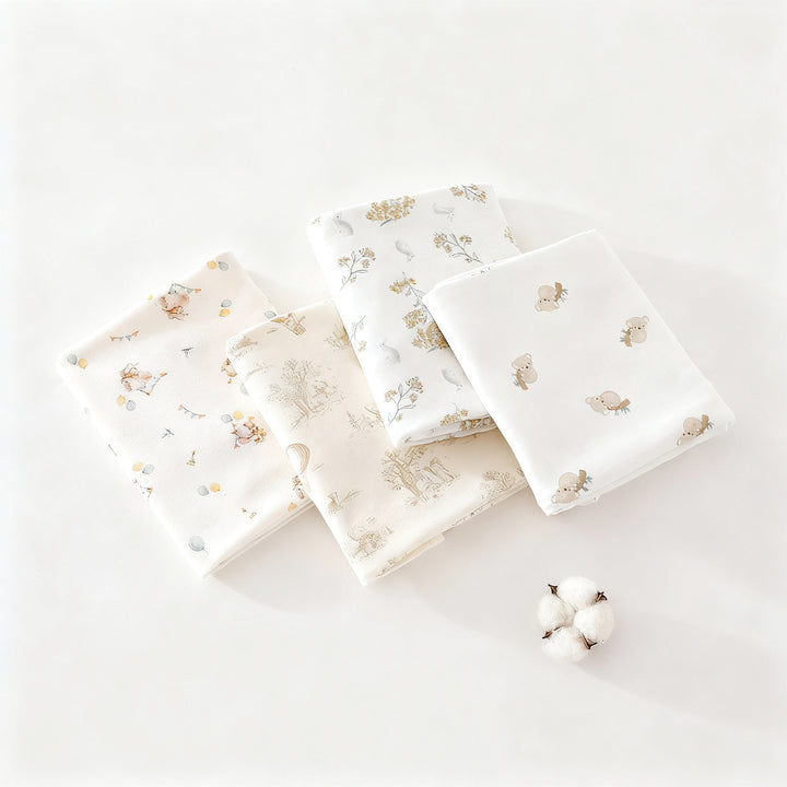 Baby changing cloth made of cotton, 90×90 cm