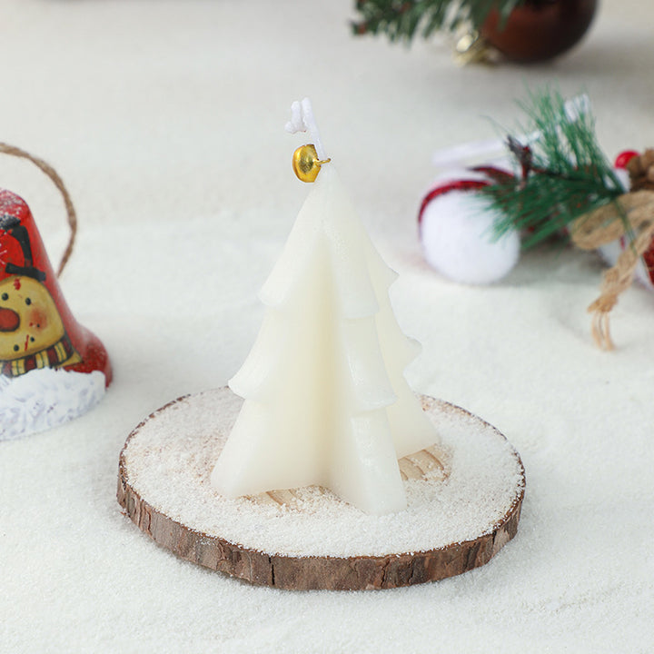 Handcrafted Christmas Scented Candle, Tree Shape