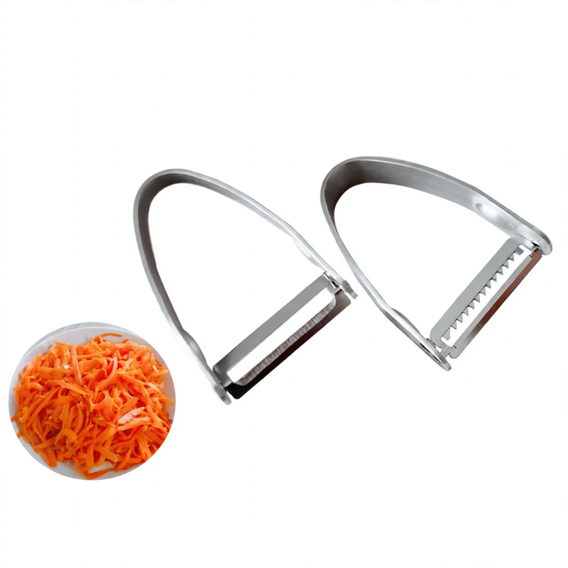 U-shaped stainless steel vegetable slicer