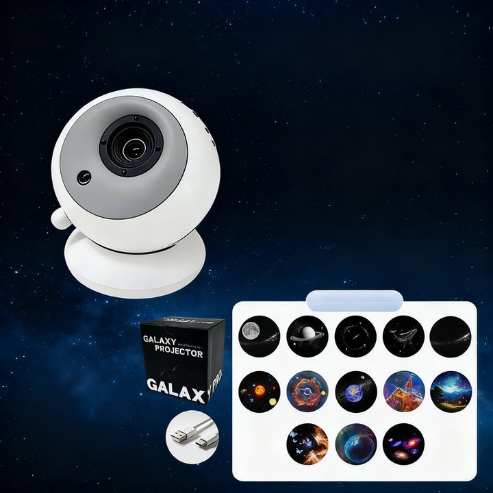 Starry Sky Projection Lamp Donut Design