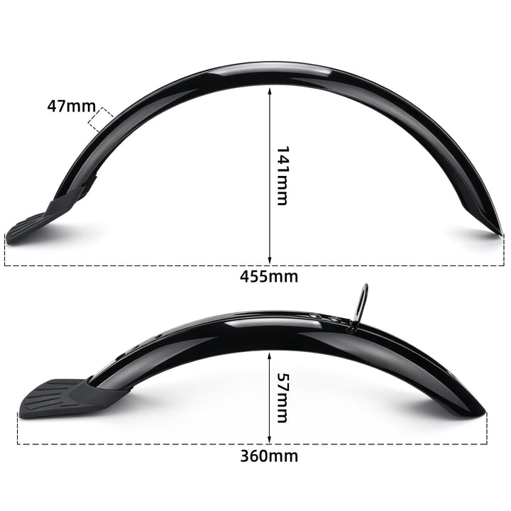 Bicycle mudguard, PVC, 16″ and 20″