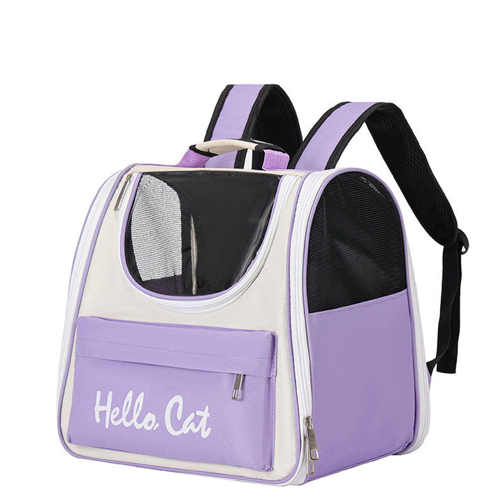 Transport backpack for dogs and cats, canvas