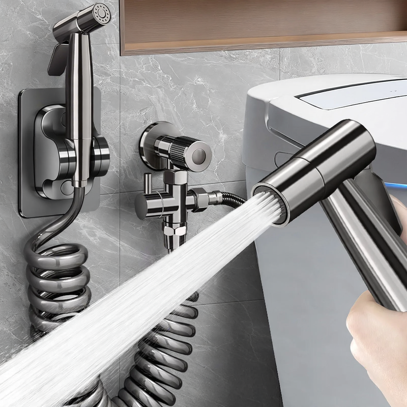 Brass toilet spray set with hose