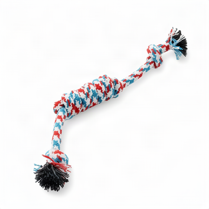 Dog toy made of cotton rope