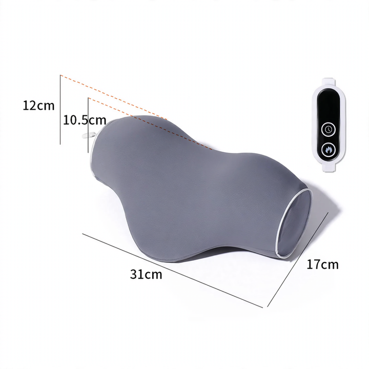 Neck support pillow with memory foam, portable