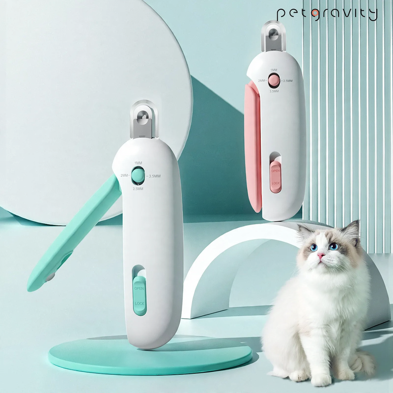 Claw scissors for cats and dogs with adjustable hole