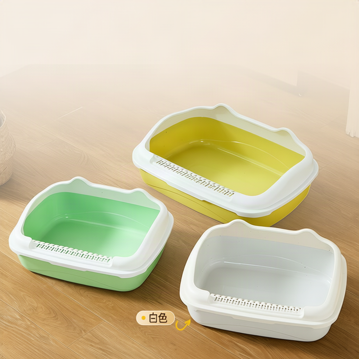 Half-open cat litter box, 35 cm wide