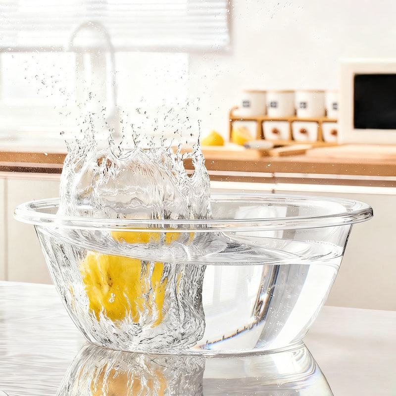 Plastic sink, transparent, robust