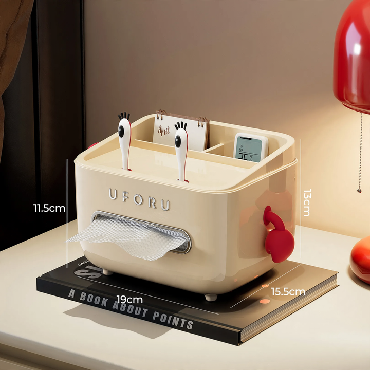 Table Tissue Box, Plastic, Modern Design