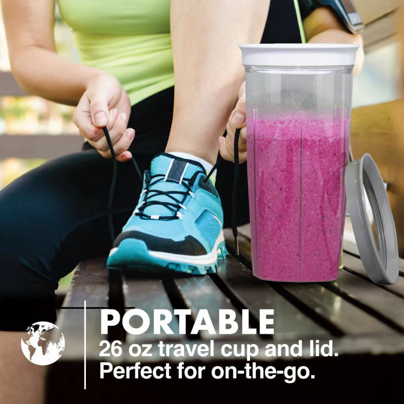 Portable mixer cup, 600–800 ml, plastic
