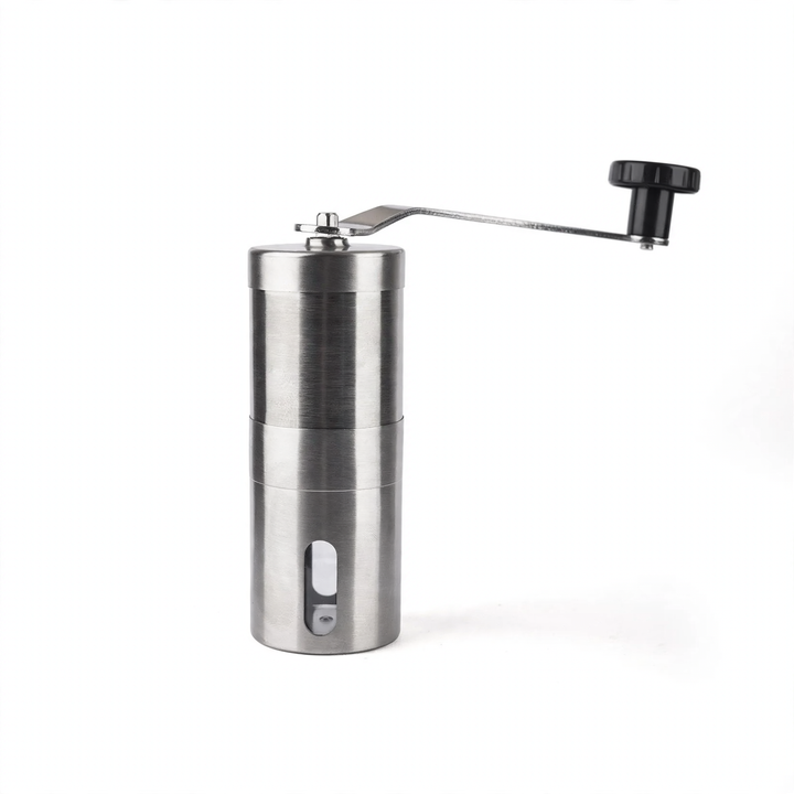 Hand crank coffee grinder made of acrylic
