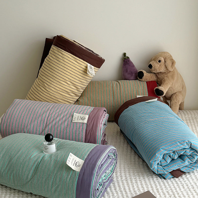 Summer duvet made of cotton, machine washable