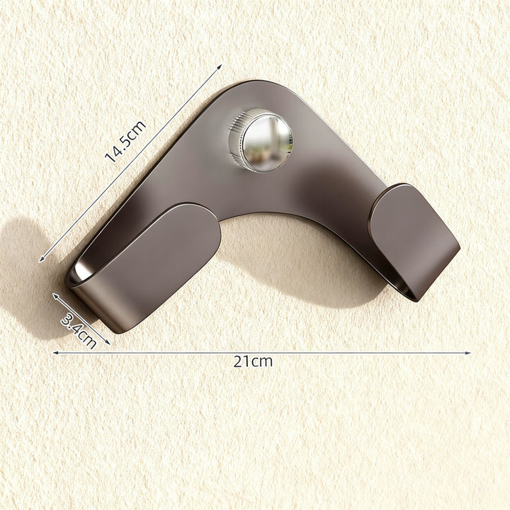Wall-mounted kitchen shelf for pot lids and cutting boards