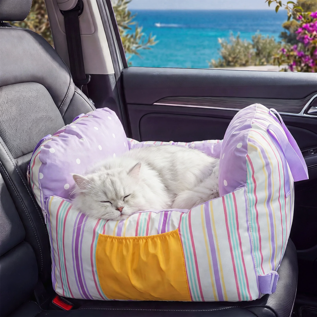 Pet car bag with seating function