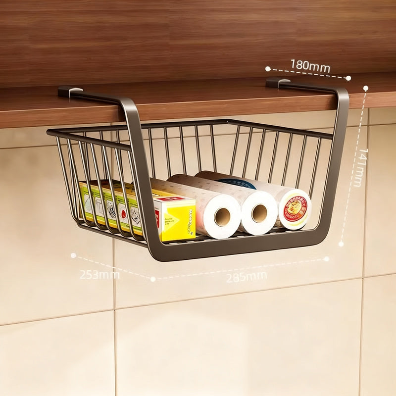 Kitchen wall shelf, extendable, carbon steel