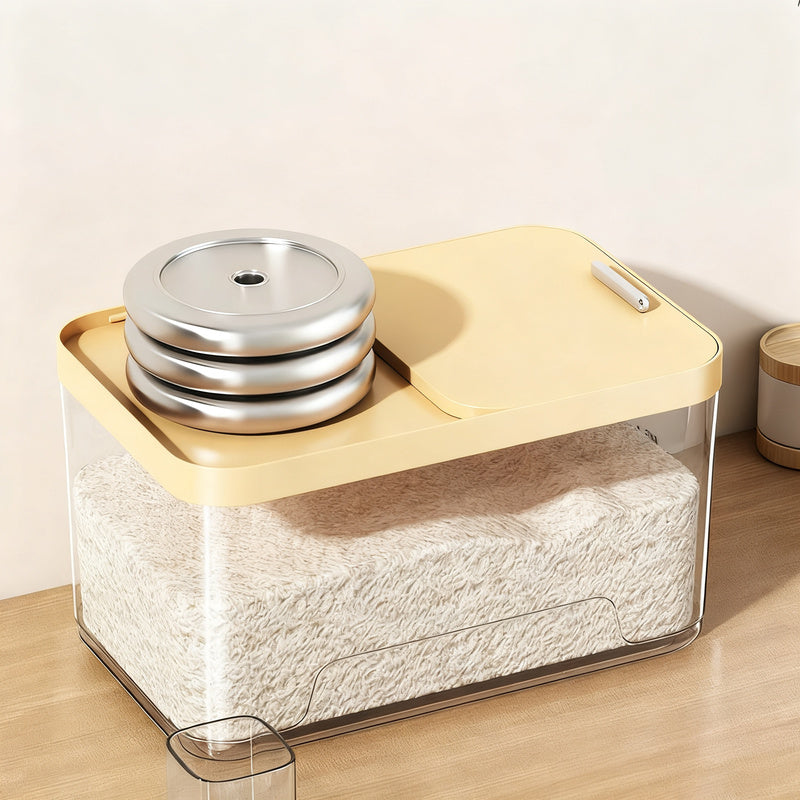 Plastic storage container, airtight, 5–6 L