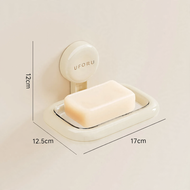 Kitchen organizer with suction cup, plastic