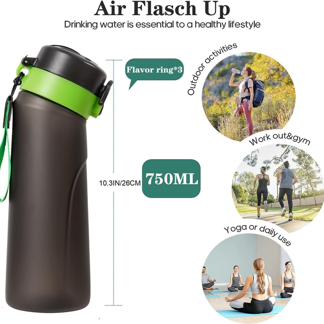Drink bottle with flavor rings, 750 ml