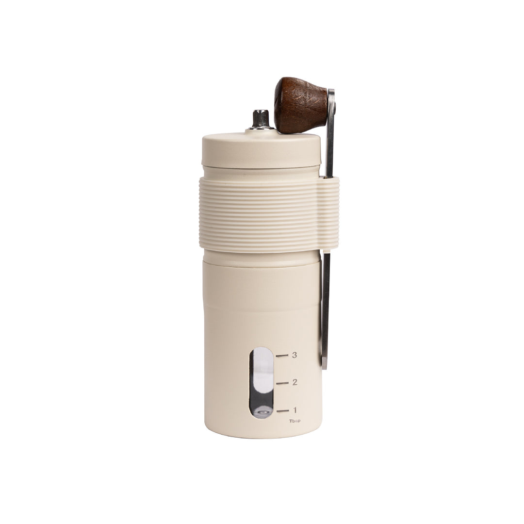Hand coffee grinder made of stainless steel