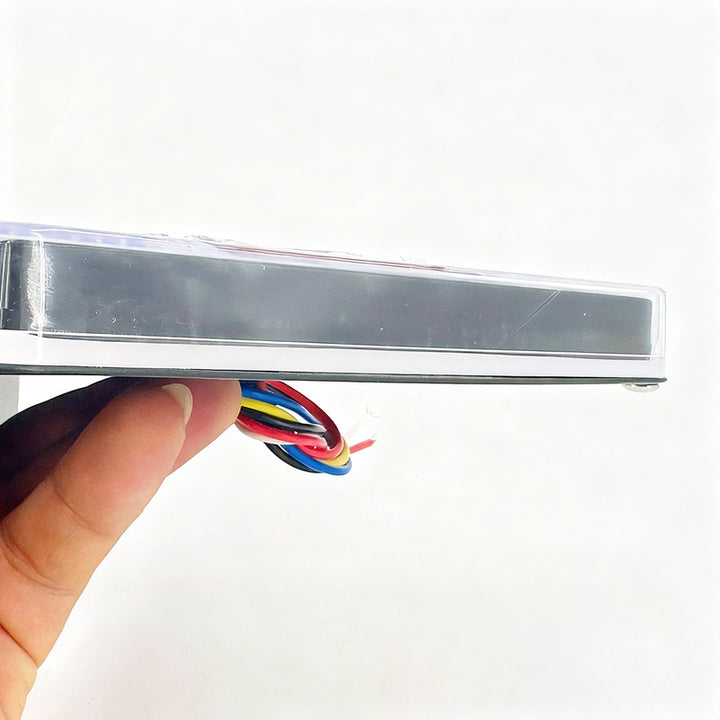 LED Flashlight, triangular, 12-24V