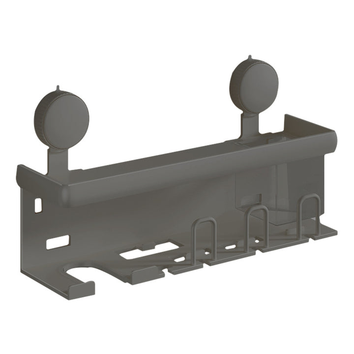 Toothbrush and hairdryer wall shelf made of space aluminum