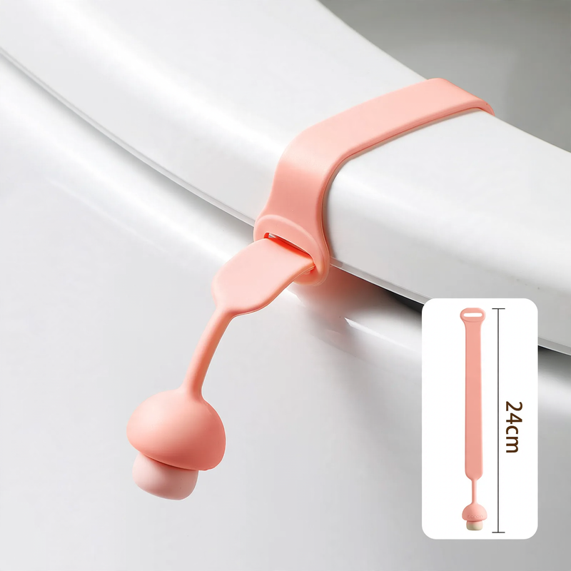 Silicone toilet seat lifter