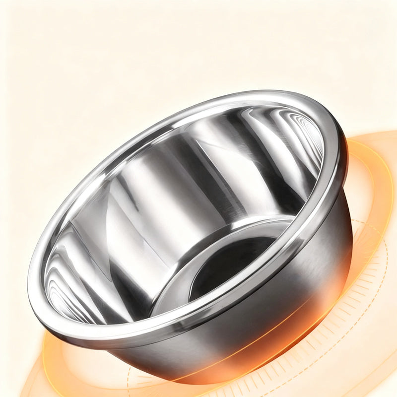 Mixing bowl made of 304 stainless steel, reinforced