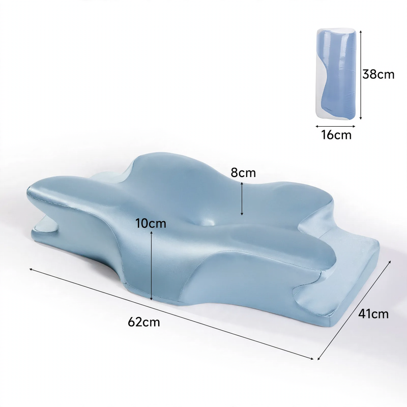Butterfly-shaped neck support pillow made of memory foam